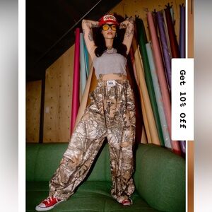 Dressed in LALA Camouflage Track Pants